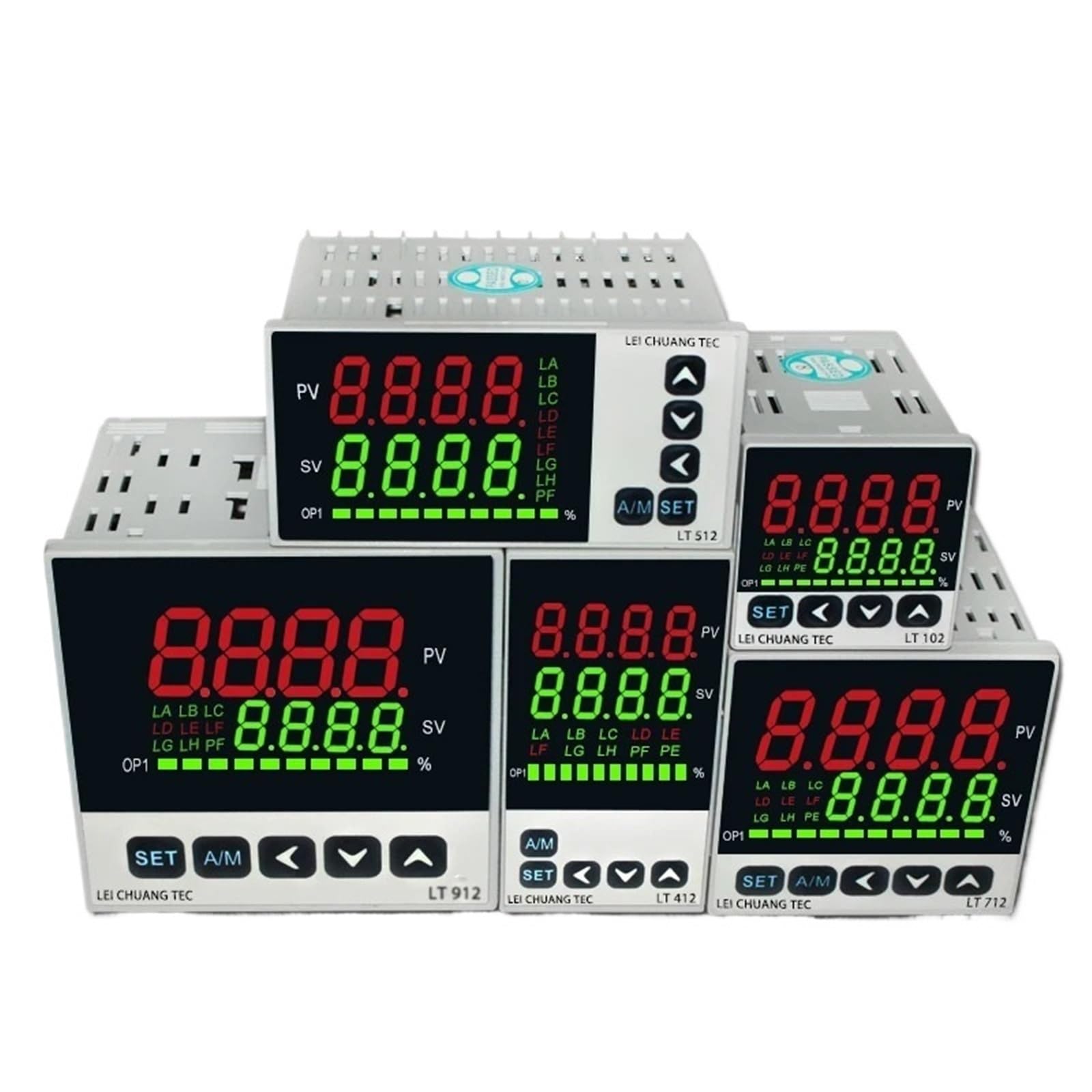 1 Uds. Pantalla LED de entrada de 0-10V controlador de temperatura PID 96x96mm, salida SSR/relé/4-20mA/0-10V(RELAY Output 1Alarm)