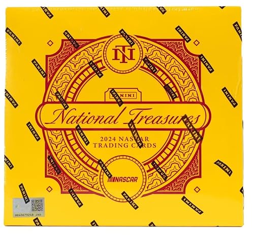 2024 Panini National Treasures Racing Hobby Box - Eight Autographs or Memorabilia Cards Per Box!