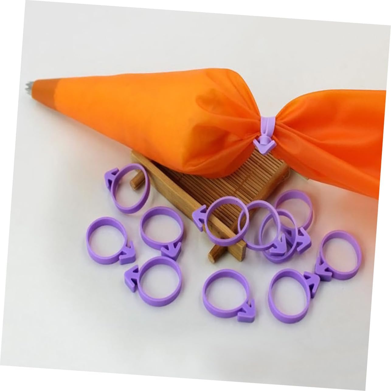 Garneck 12pcs Icing Bag Sealing Rubber Bands Secure Cake Decorating and Piping Without Leaks Bags Food-Grade Materials for Cakes and Desserts