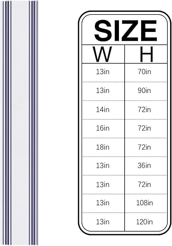 Miniatura 6 de Bufandas de mesa verticales a rayas azul marino náutico 13 x 70 pulgadas antideslizantes rectangulares para mesa de cocina comedor banquete fiesta