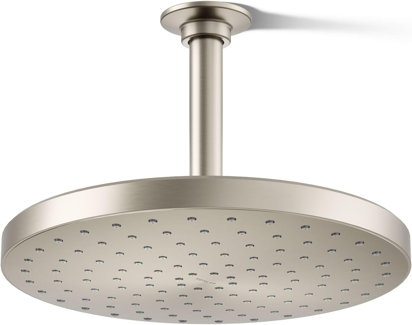 KOHLER 76465-G-2BZ Awaken 10 Inch Single-Function Rain Shower Head, 10" Fixed Round Rainfall Showerhead, 1.75 GPM, Oil-Rubbed Bronze