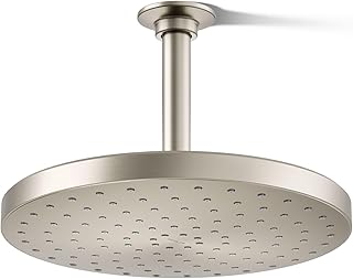 Kohler 76465-G-BN Awaken® 10" single-function rainhead, 1.75 gpm, Vibrant Brushed Nickel
