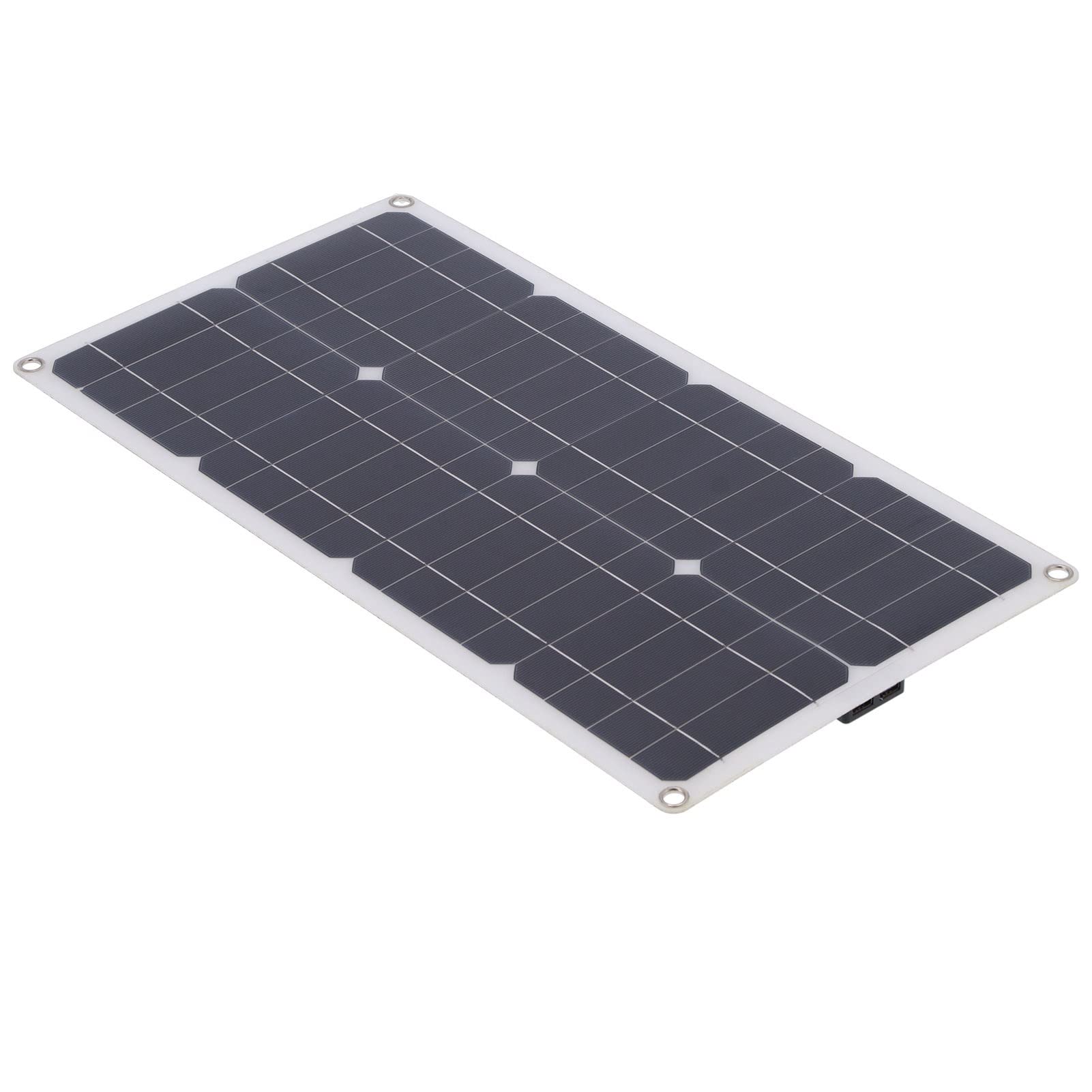Pannello Solare da 25 W Caricabatterie da Viaggio Fotovoltaico Rv Energia Solare Controller da 30 A Pannello Batteria Al Silicio Kit Caricabatterie Monocristallino Potenza per