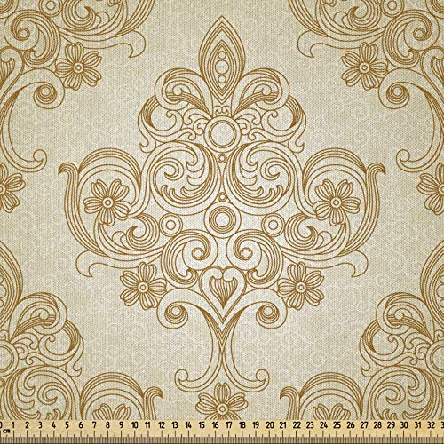 Möbelstoff Bezugstoff Jacquard – Barock Ornament Meterware 150 Cm Breit, Italien