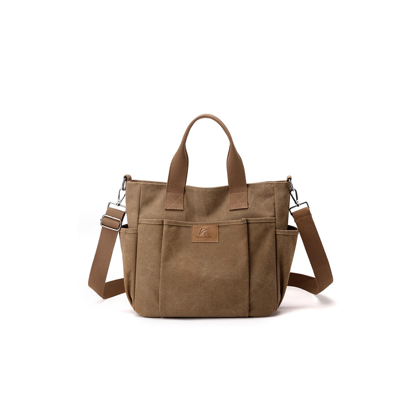 Sacs Portés Épaule en Toile Sac à Main Femme Grande Capacité Sac à Bandoulière Occasionnel Sac Fourre Sac Hobo Multifonctionnel Sac Messager pour Fête Voyage Achat Travail Café
