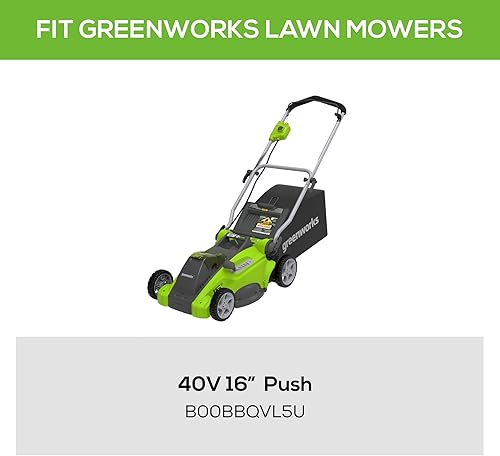 Miniatura 2 de Greenworks Cuchilla de repuesto para cortacésped de 16 pulgadas 29512