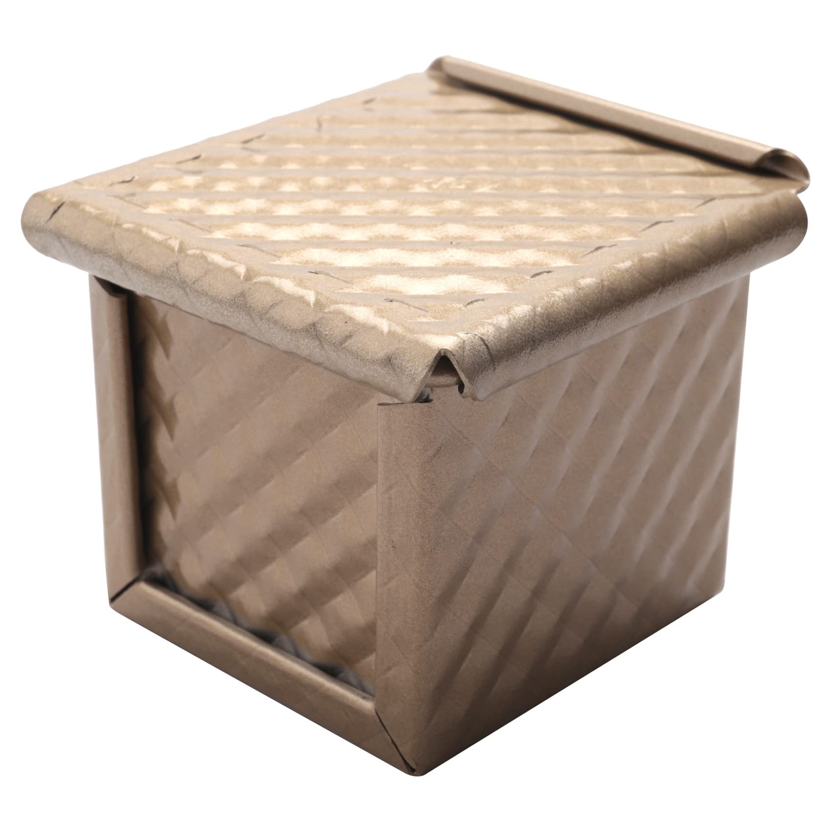 Ksrnsne Square Frying Pan with Lid Toast Pan for Pullman Bread Loaf with Lid Mini-Cube Non-stick Toast Box