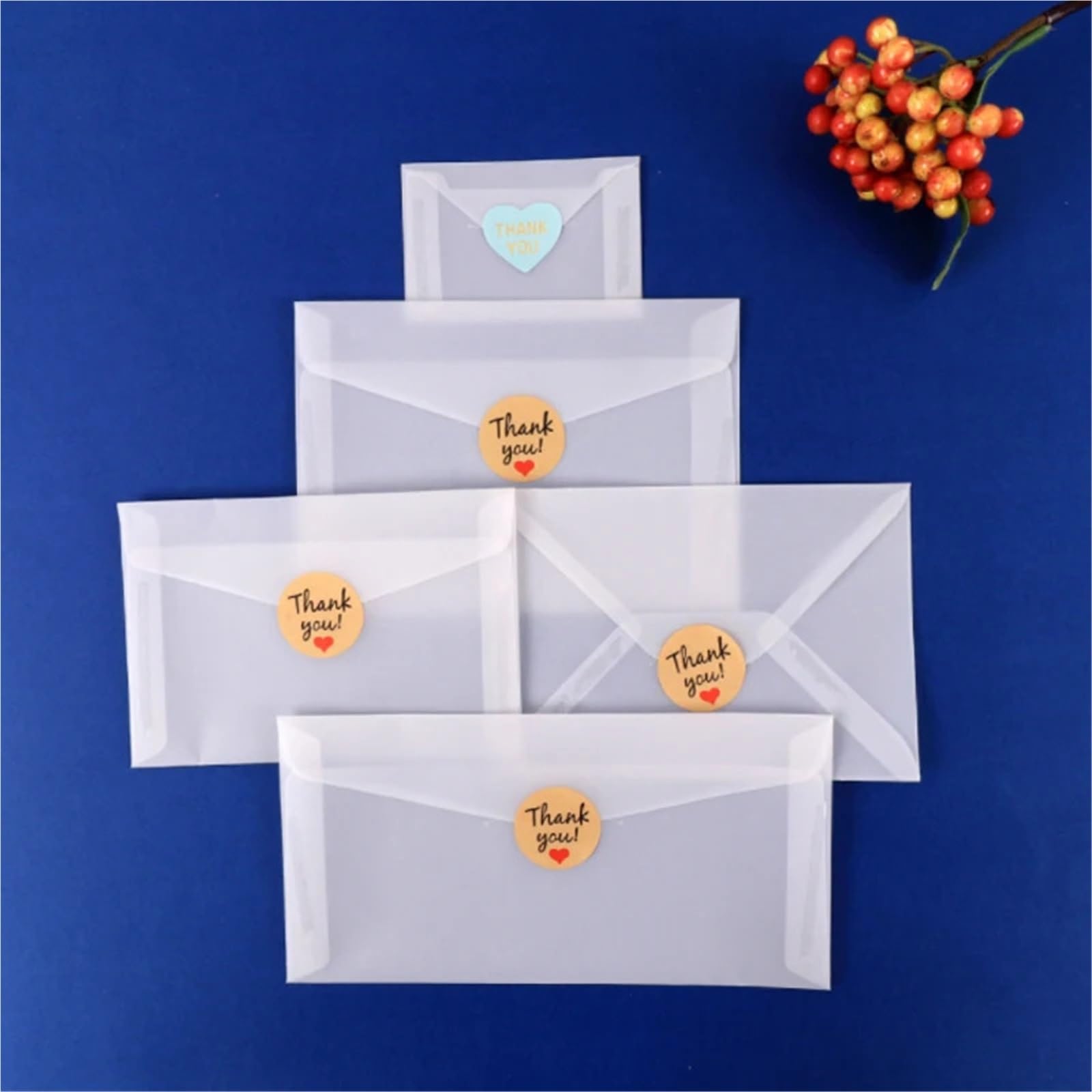Enveloppes en papier transparent Pour Les Fêtes Et Les Réunions