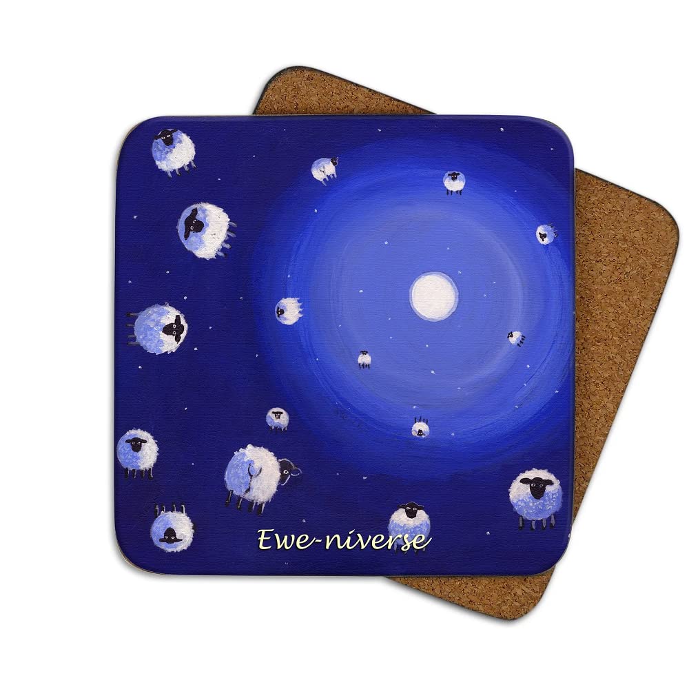 Thomas Joseph "Ewe-Niverse" Coaster By - Universe Sheep