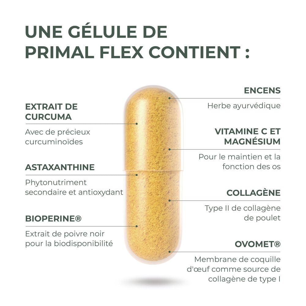 Primal Flex - complément alimentaire quotidien, sans gluten, sans lait