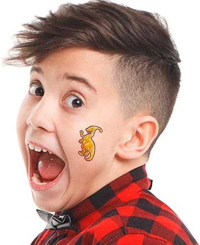 Miniatura 4 de ArtCreativity Dinosaur Tattoos for Kids, Bulk Pack of 144, Non-Toxic 2 Inch Temporary Dino Tats, Dinosaur Birthday Party Favors and Supplies, Goodie