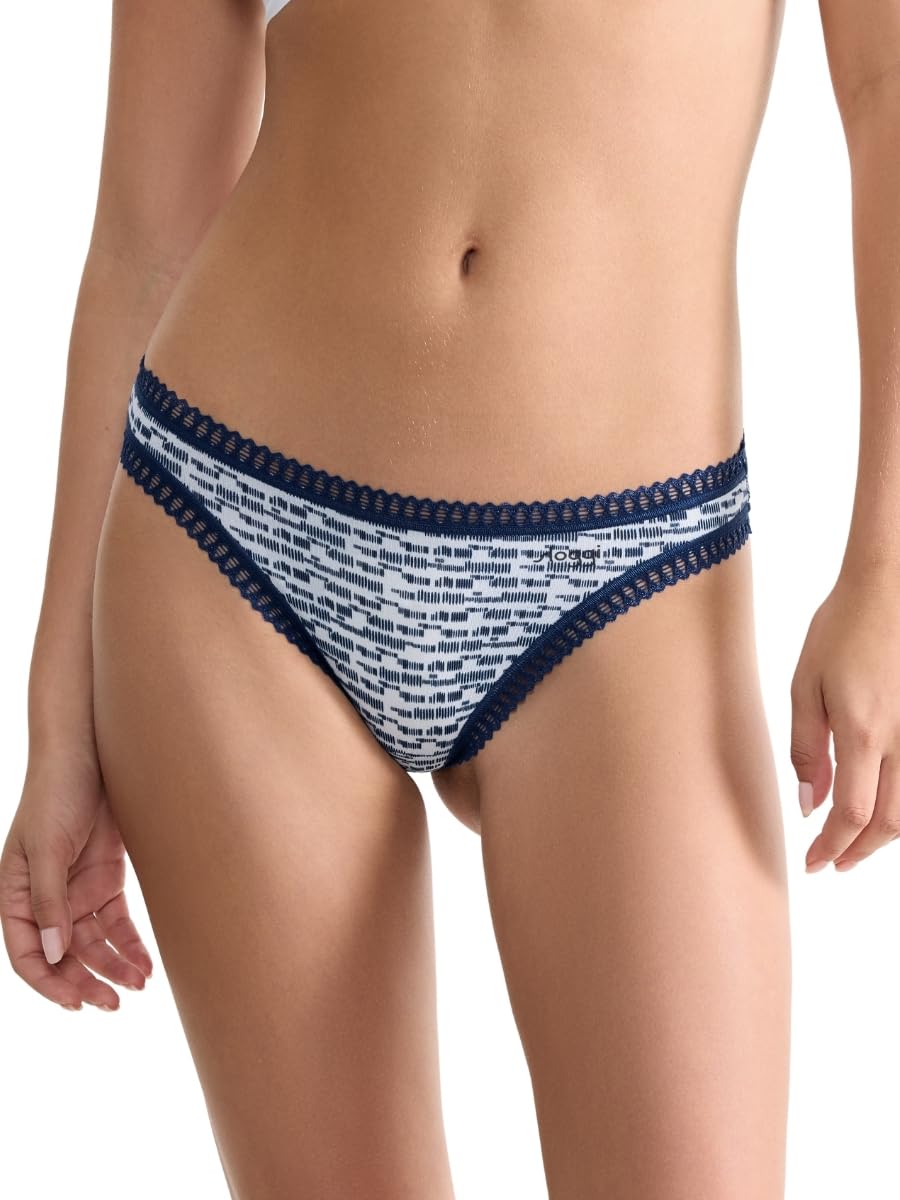 GO Crush Thongs (3 Pack) Blue Pattern / Dark Blue / Light Blue Blue M - 12