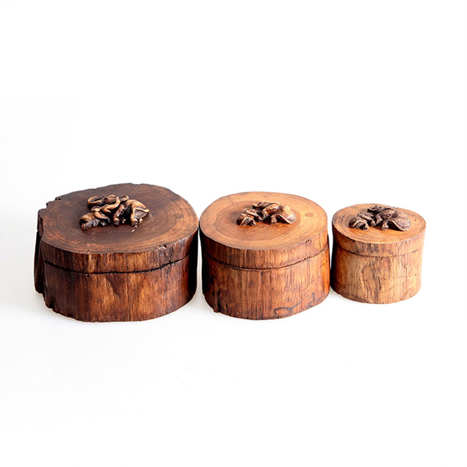 Urna pequeña de madera para cremación, caja de recuerdo, urna conmemorativa para cenizas de mascotas, patrón de elefantes, 15 cm