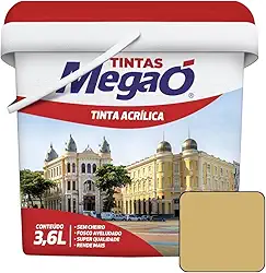 Tinta Acrílica Soft Econômica Interior Paredes 3,6L MegaÓ - Cores (Areia)