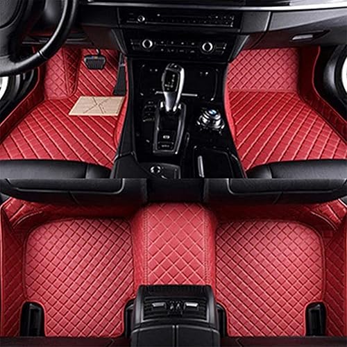 REVVOL Car Floor Mats for Nissan X-Trail T32 7 Seat 2014-2019RHDLeather Water Proof Liners Non-Slip Floor Mats All Weather Cover Carpet Protection