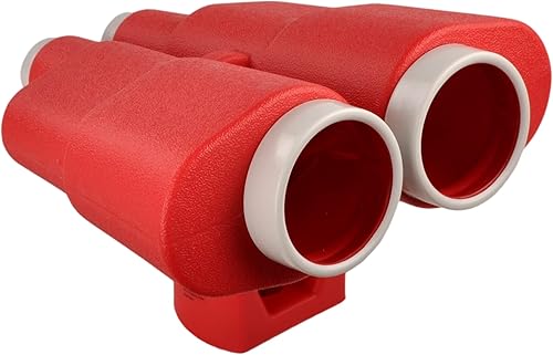 Swing Set Stuff - Binoculares con adhesivo SSS, color rojo