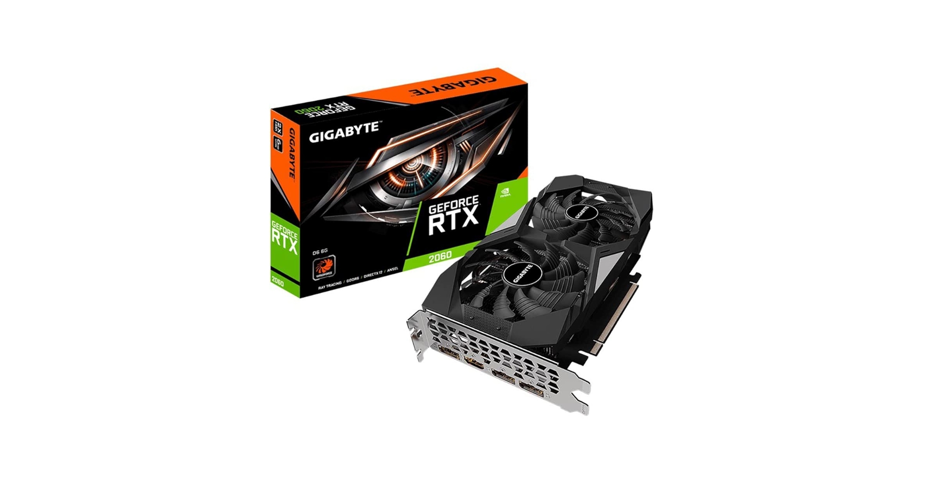 Amazon.com: GIGABYTE GeForce RTX 2060 D6 V2 6GB Graphics