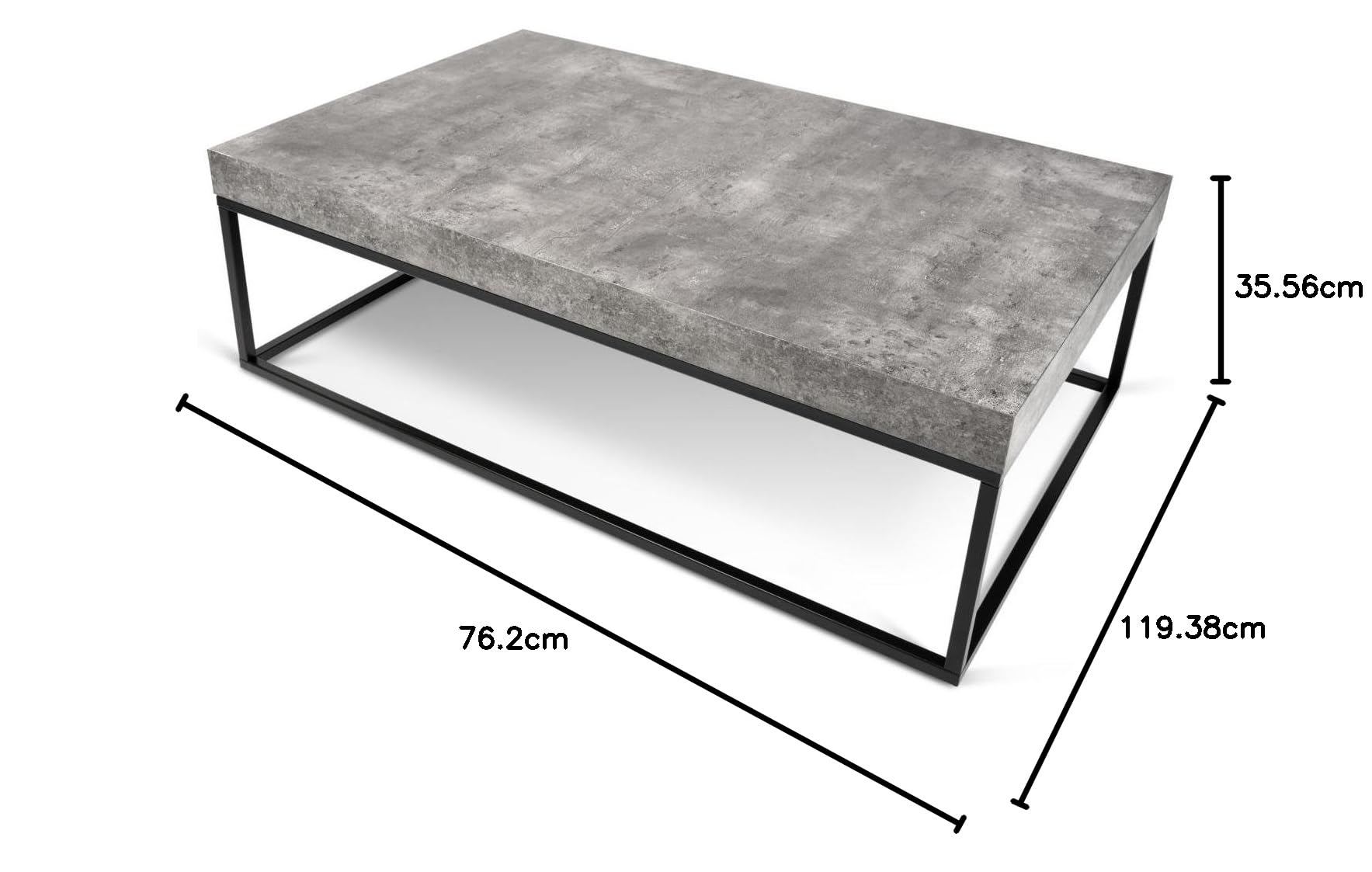 Amazon.co.jp: Temahome ペトラ コーヒーテーブル 47X30