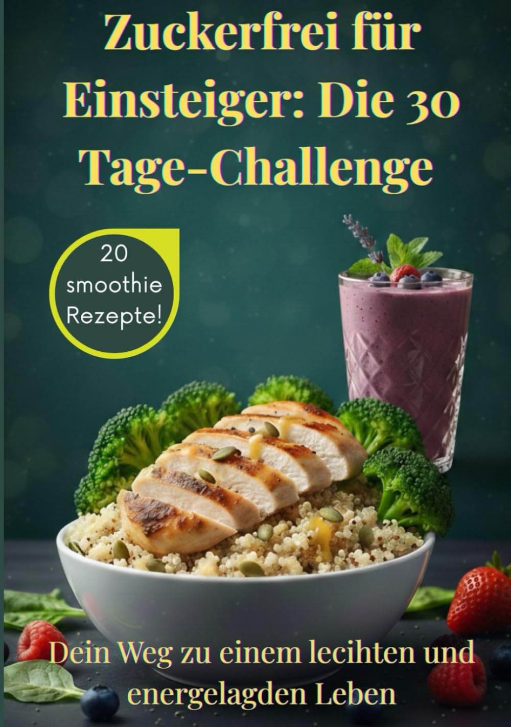 Zuckerfrei für Einsteiger: Die 30-Tage-Challenge: Stoffwechsel aktivieren, Heißhunger stoppen und gesund abnehmen. 50 Genuss-Rezepte für ein starkes Immunsystem. Ernährungsplan & Einkaufsliste.