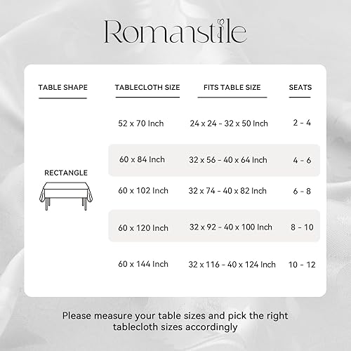 Miniatura 6 de Romanstile Mantel rectangular de jacquard de primavera, impermeable, diseño floral de damasco, manteles decorativos de tela pesada, para cenas,
