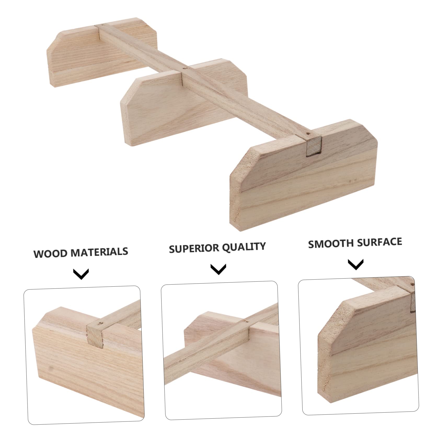 DOITOOL 2piezas Perchero De Madera para Aves y Gallinas Juguete Natural De Madera para Mascotas Soporte Seguro y Resistente para Entrenamiento