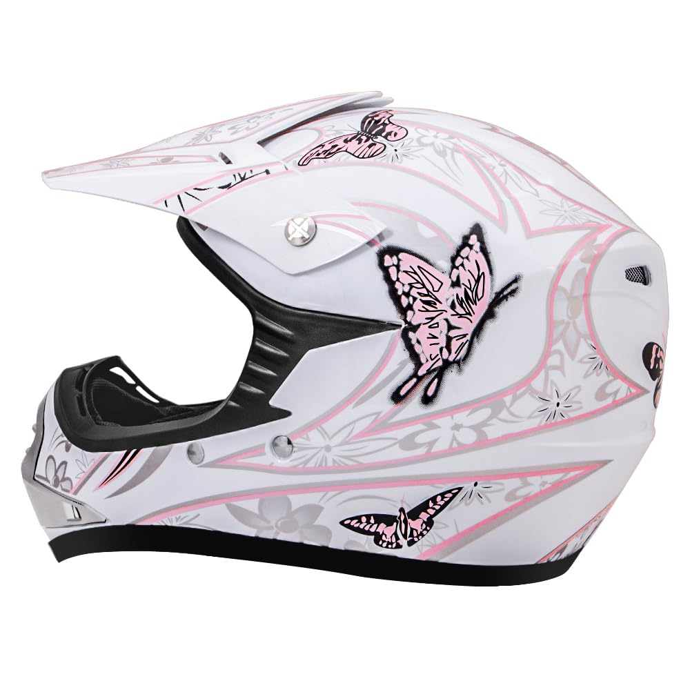 Zorax ZOR-X18 Children Kids Motocross Helmet & Gloves ECE 2206 & Goggles & Balaclava - Dirt Bike Off Road Motorbike Helmet