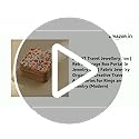 Image of Travel Jewellery Box | Retro Storage Box Portable Jewelry Box | Fabric Jewelry Organizer Creative Travel Accessories for Rings and Jewelry (Small Size)