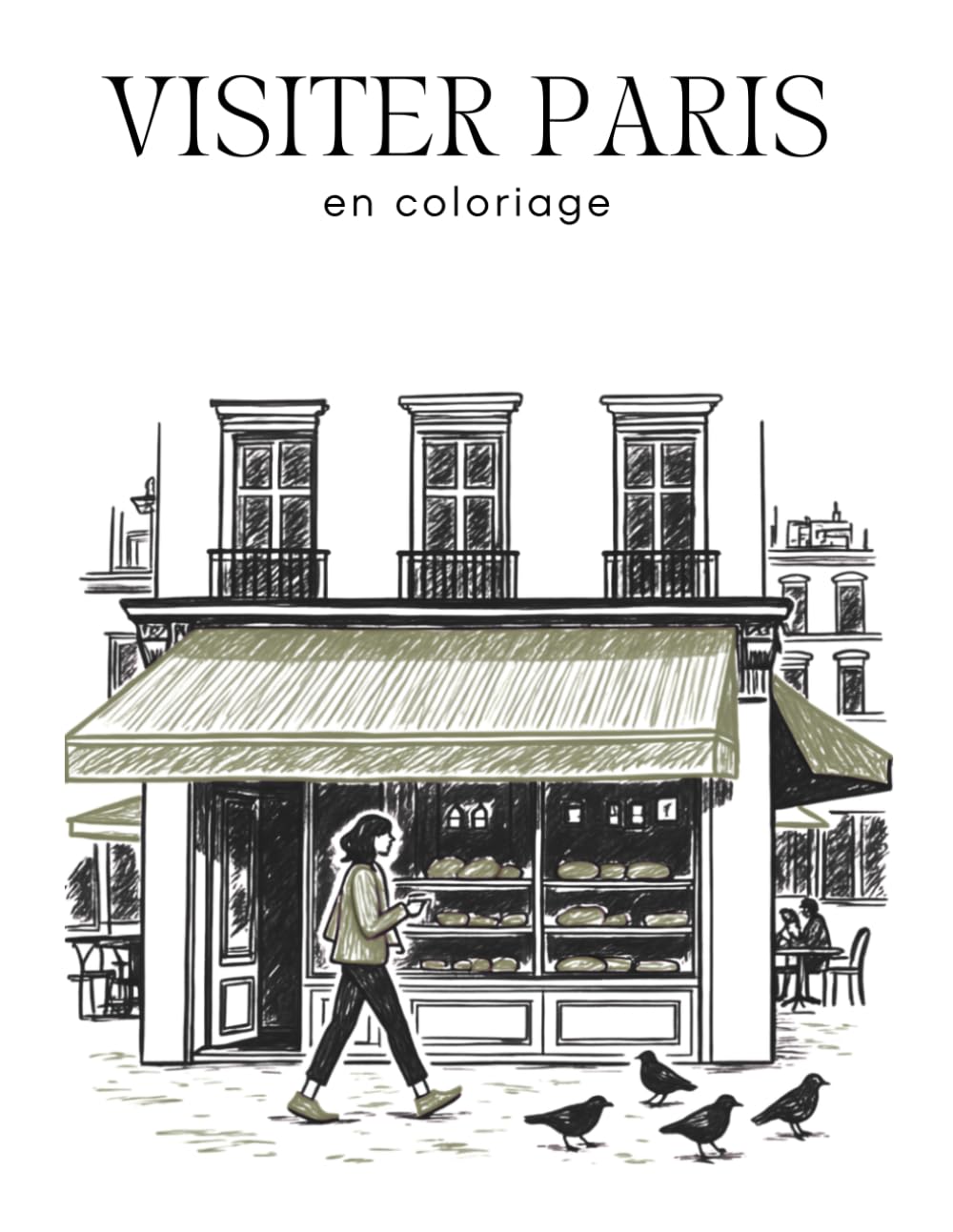 Visiter Paris: en coloriage