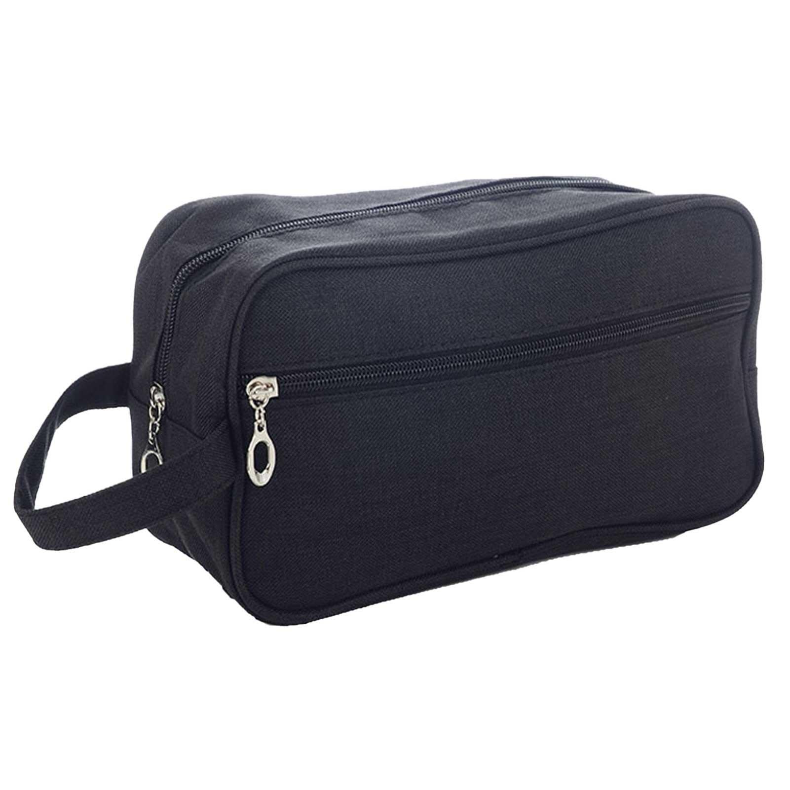 10 sacchetti da viaggio da uomo | borsa da toilette | impermeabile per uomo | borsa da viaggio portatile con manico per articoli da toeletta, borsa da barba con capacità per viagg