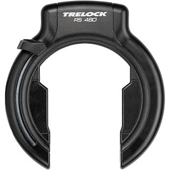 TRELOCK RS 480 AZ Frame Lock - Security Level 13 - Insert Chain Compatible - Suitable for E-Bikes - Key is Removable