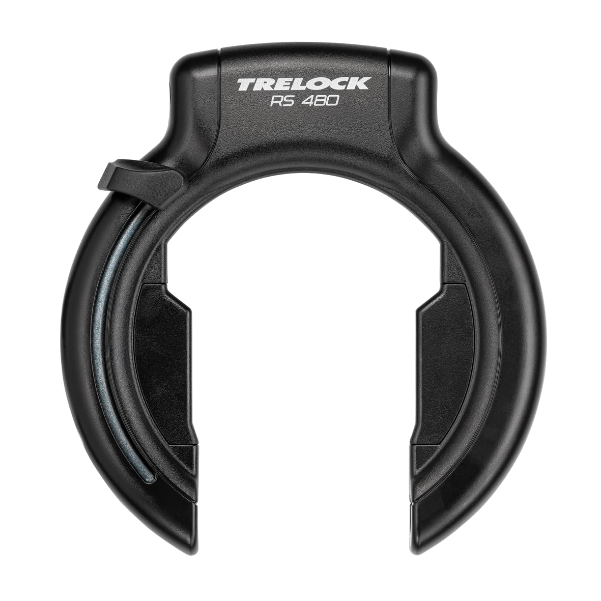 AXA - Antivol de cadre RS 480 - Haute sécurité - Niveau de sécurité 13 - Chaîne à encastrer compatible - Convient pour les vélos électriques - Clé amovible - Argent