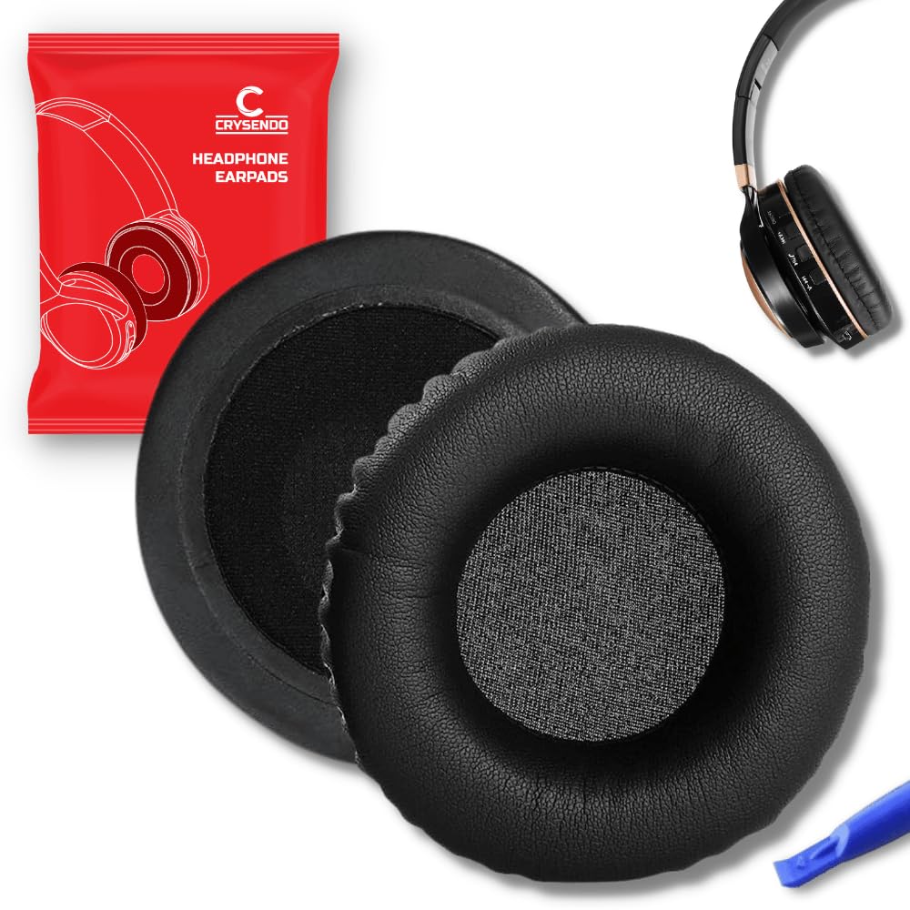 Crysendo 100mm Headphone Cushion for OneOdio Pro-10 / OneOdio Over Ear DJ/OneOdio Pro 50 Headphones | Replacement PU Leather & Foam Ear Cushion (Black)-image-24
