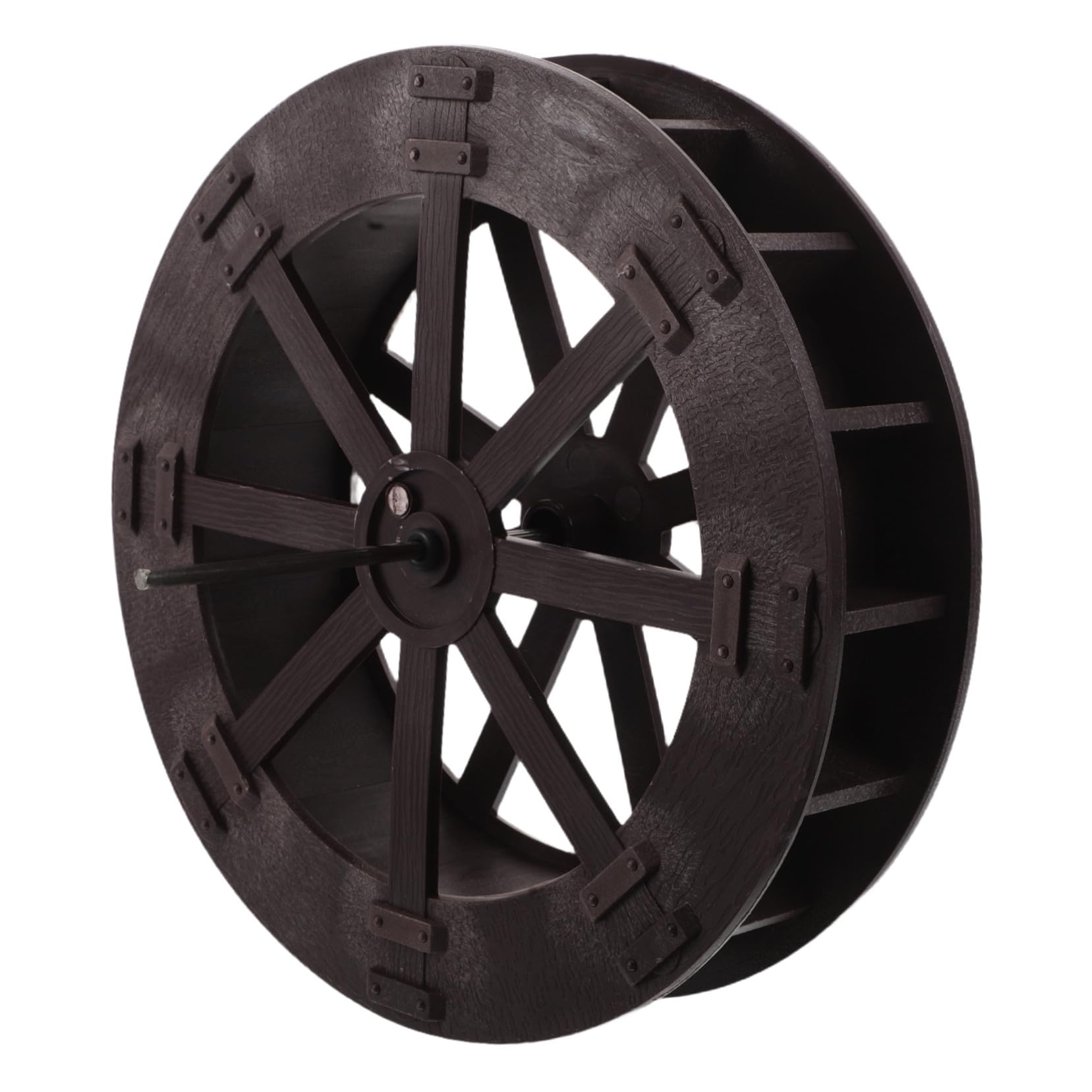 Roue à eau rotative plastique et inox pour réparer une fontaine intérieure