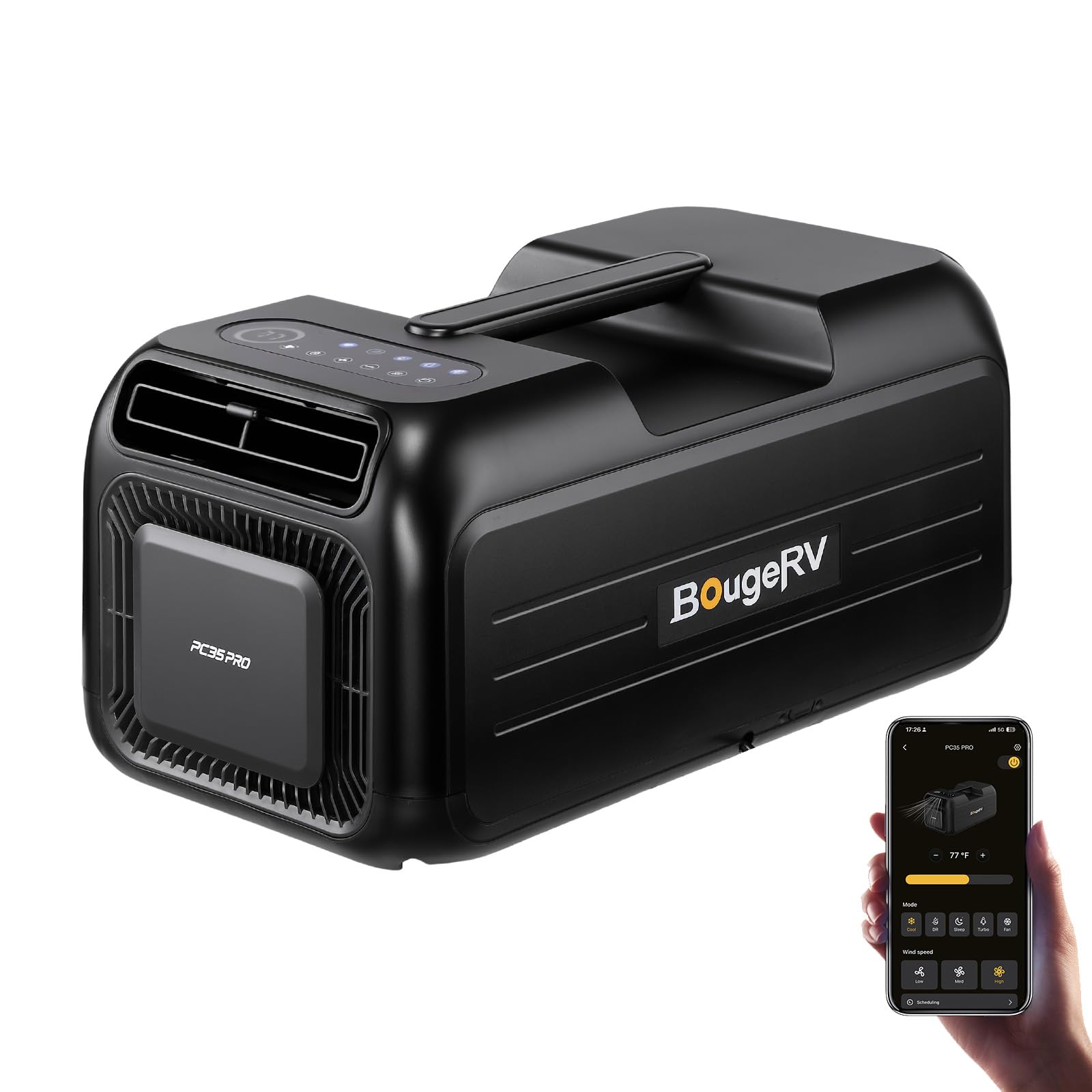 Amazon | BougeRV ポータブルエアコン PC35 PRO インバーター搭載 同冷