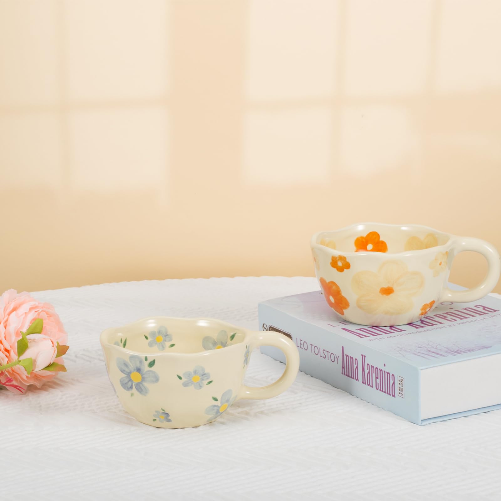 Koythin 2-Pieces Ceramic Coffee Mugs - Image 3