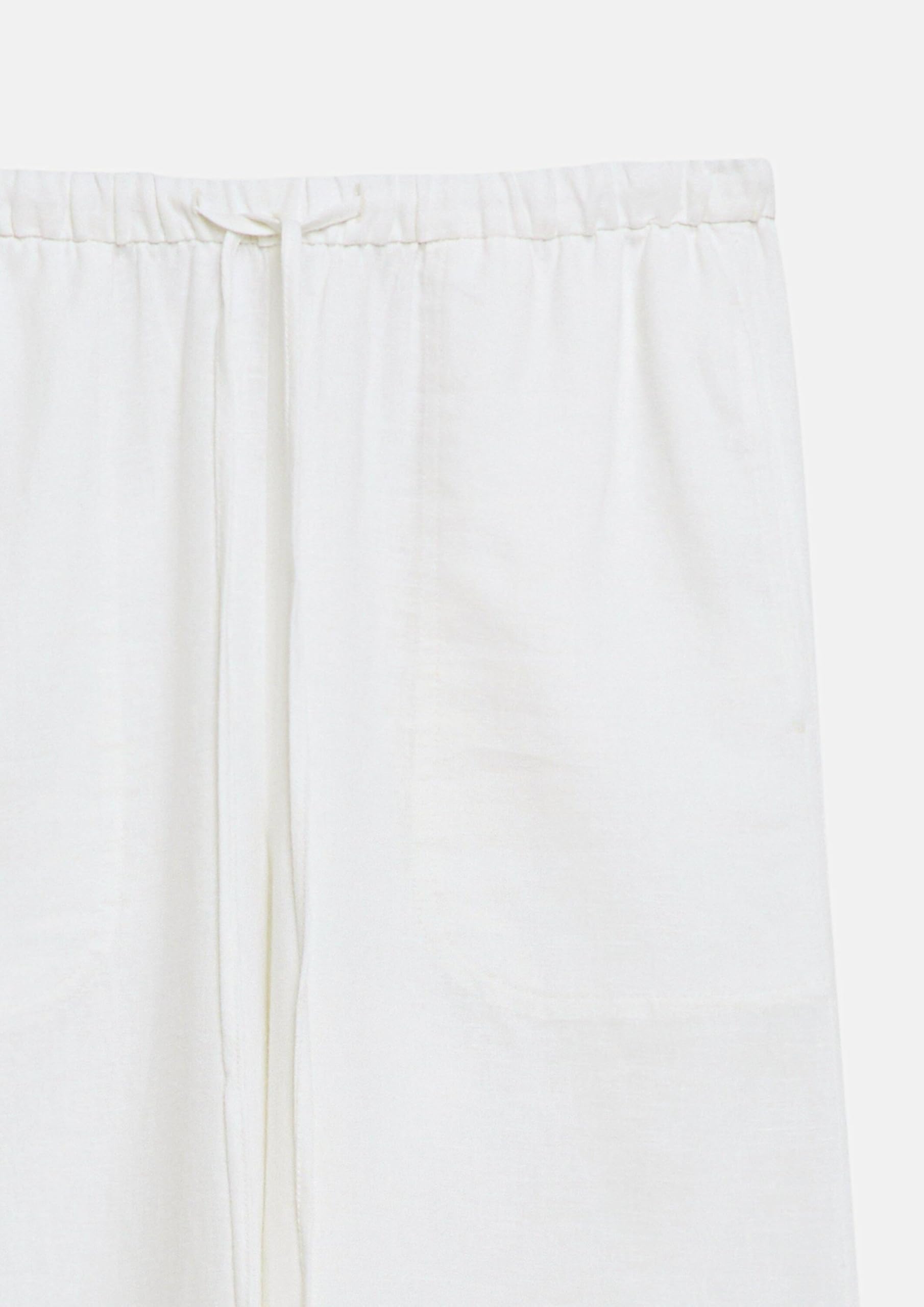 Comma Damen Culotte aus Leinen-Lyocell-Mix – High Rise, Wide Leg, elastischer Bund – Für Business & Festliche Anlässe