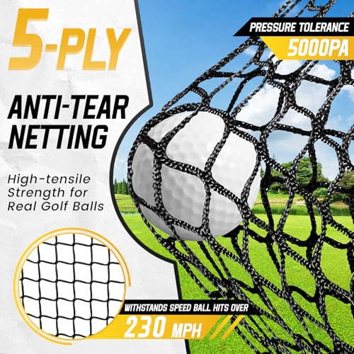 Mangostar 10x7ft Heavy Duty Golf Net