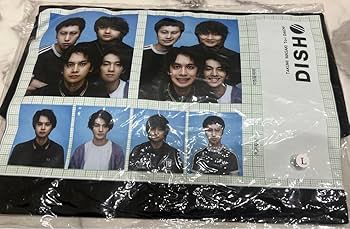 Amazon.co.jp: DISH 証明写真 Tシャツ 黒 Lサイズ : おもちゃ