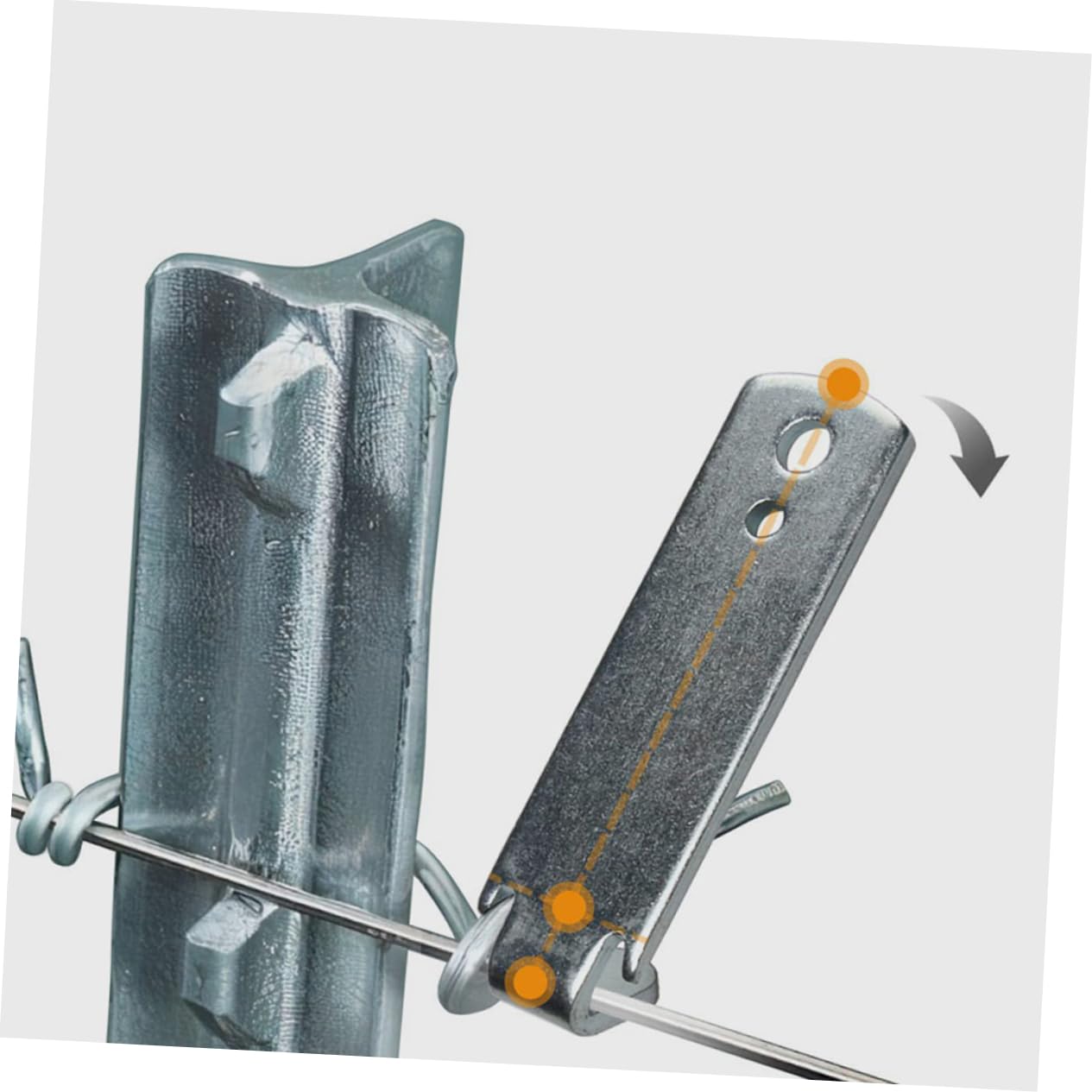 Toddmomy 10pièces Tendeur De Câble Métallique Heavy Duty pour Installation De Fil De Outil De Ridoir pour Clôtures Agricoles Construction