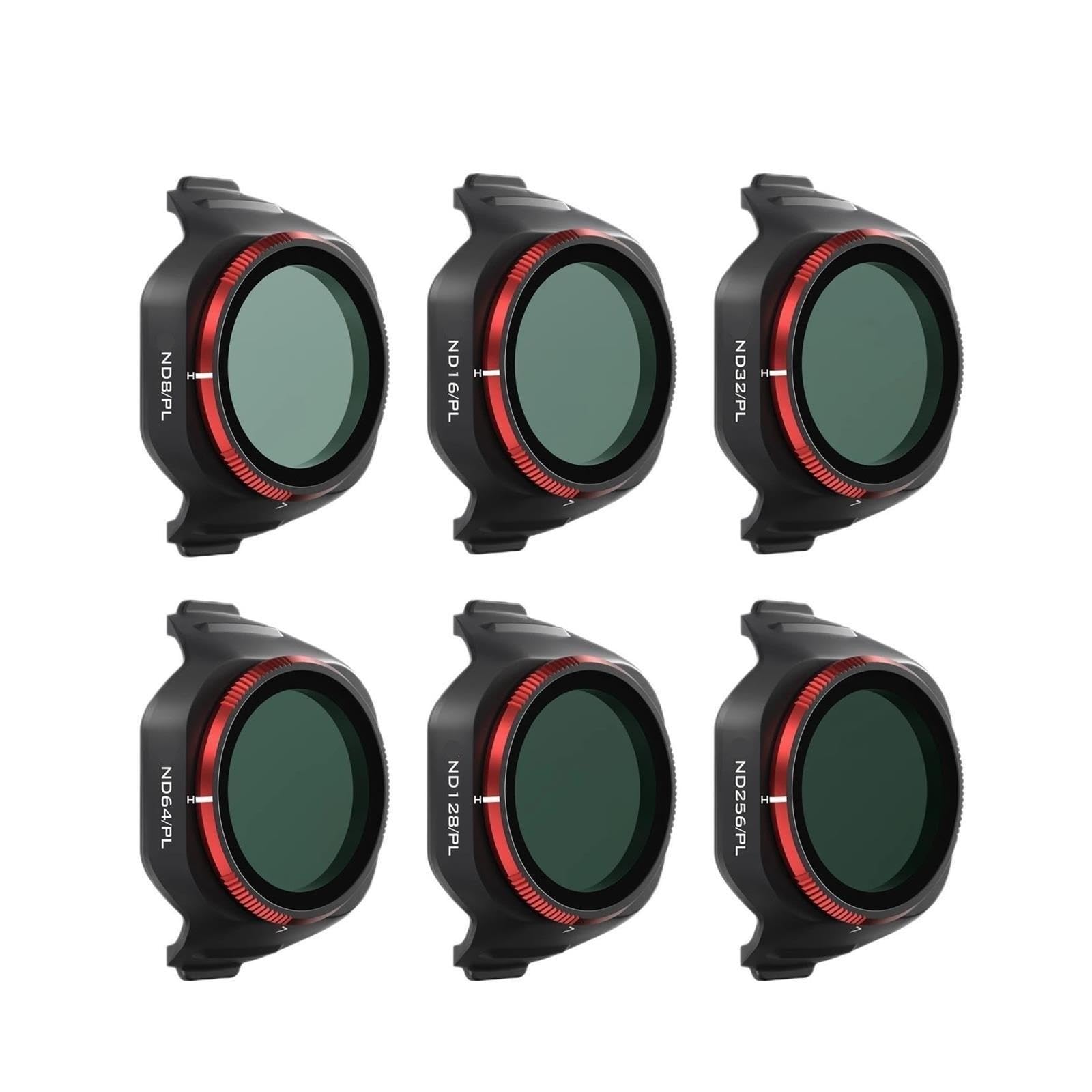 Set da 6 filtri ND/PL, compatibile con DJI, Mini 5 Pro