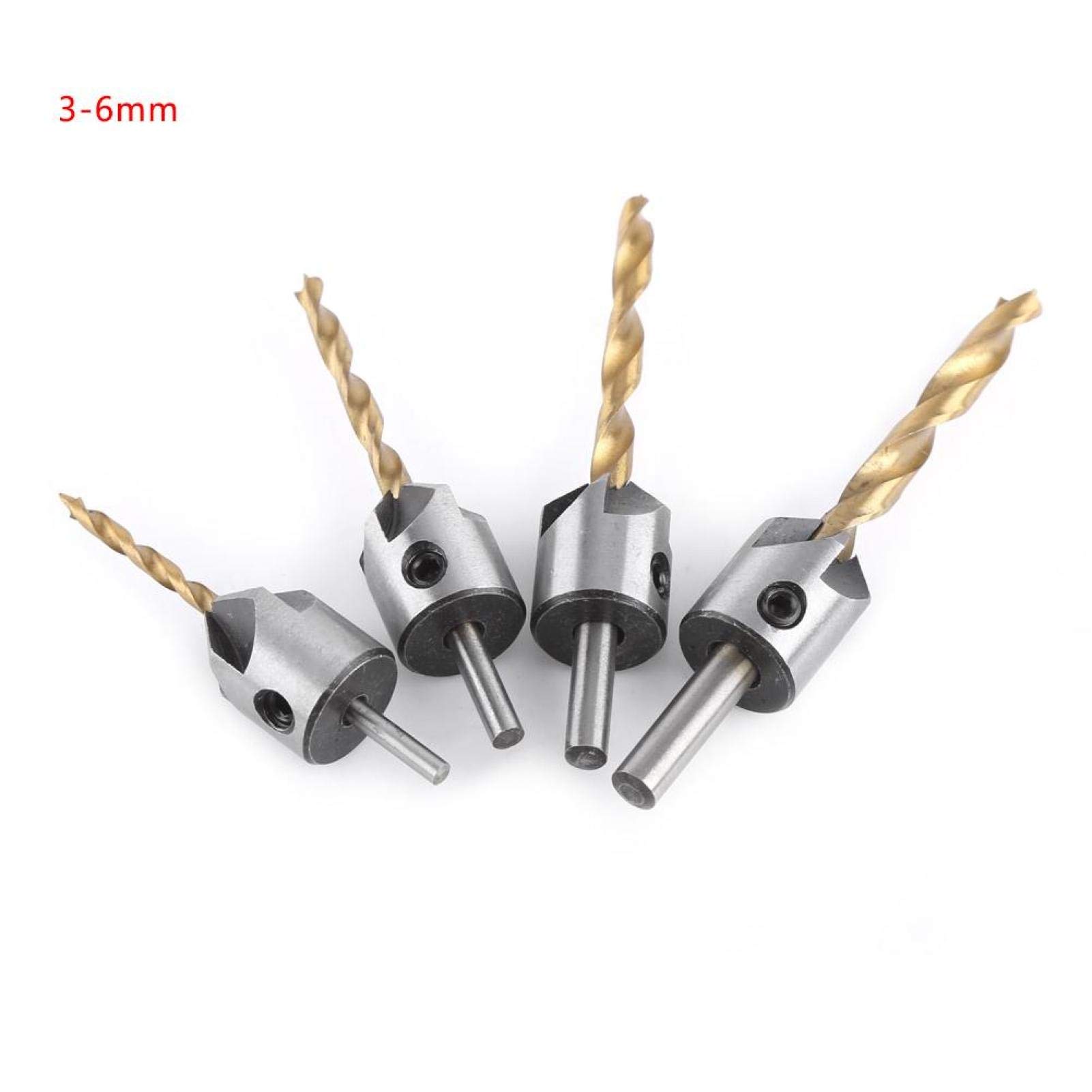 Set Di 6 Punte Da Trapano HSS Con Gambo Esagonale M3-M10, Maschi Per Filettatura Argento 88536302