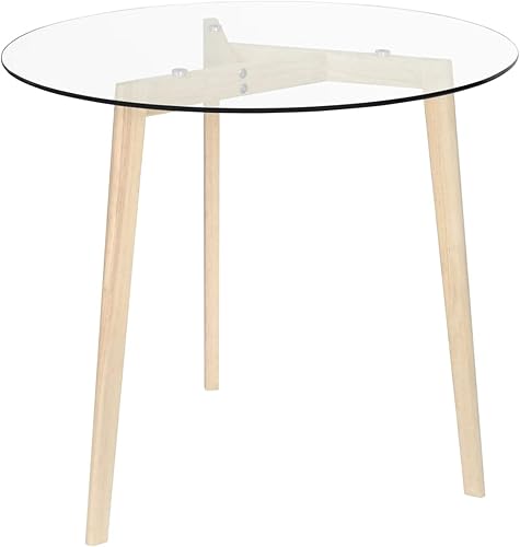 Miniatura 1 de qiangxing Dining Table Dining Room Table Mesas De Comedor Kitchen Dining Table Transparent 31.5" Tempered Glass 322783