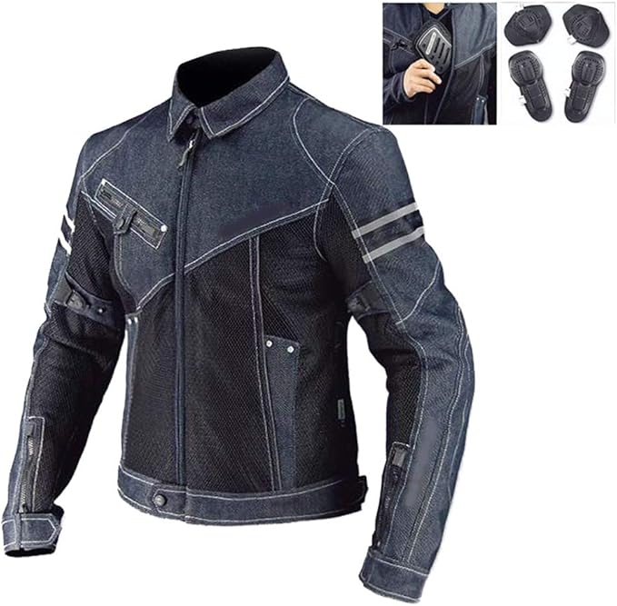 Amazon Co Jp バイクジャケット ライディングジャケット ジャケット 夏用 通気性よい 車 バイク