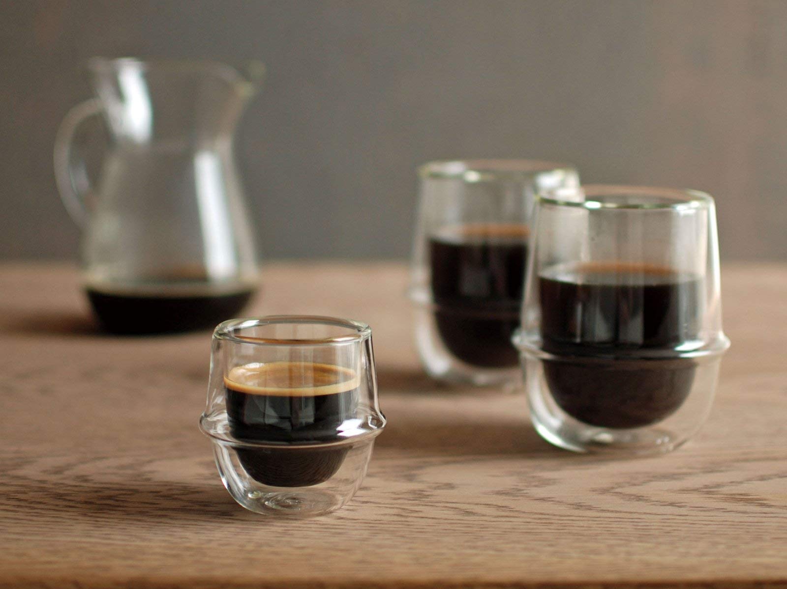 KINTO Kronos Glas doppelwandig Kaffee Tasse