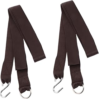 GANAZONO 4 Pçs Corda De Rede Rede De Náilon Conjunto De Balanço Ao Ar Livre Redes Resistentes Corda De Balanço De Árvore Alças De Balanço De Árvore Portáteis Com Liga De Pressão Tiras De