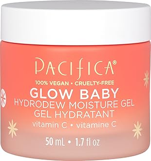 Beauty, Glow Baby Hydrodew Gel Face Moisturizer, Dewy Glowing Skin, Vitamin C, Niacinamide, Fine Lines, Dryness, Dull Skin, Non-Sticky Formula, Hydrating, Vegan & Cruelty Free