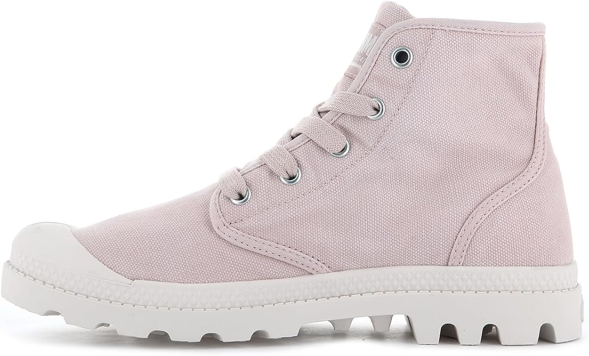 Palladium Pampa Hi, botines militares de lona para mujer