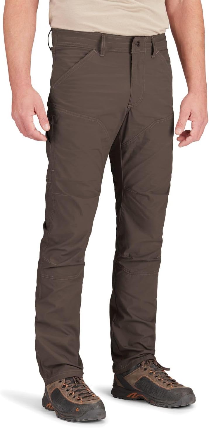 TK Flex Rise Men's Technical Outdoor Hiking Cargo Pants Water Resistant Lightweight Cotton Nylon Work Pants for Men 8 Pockets