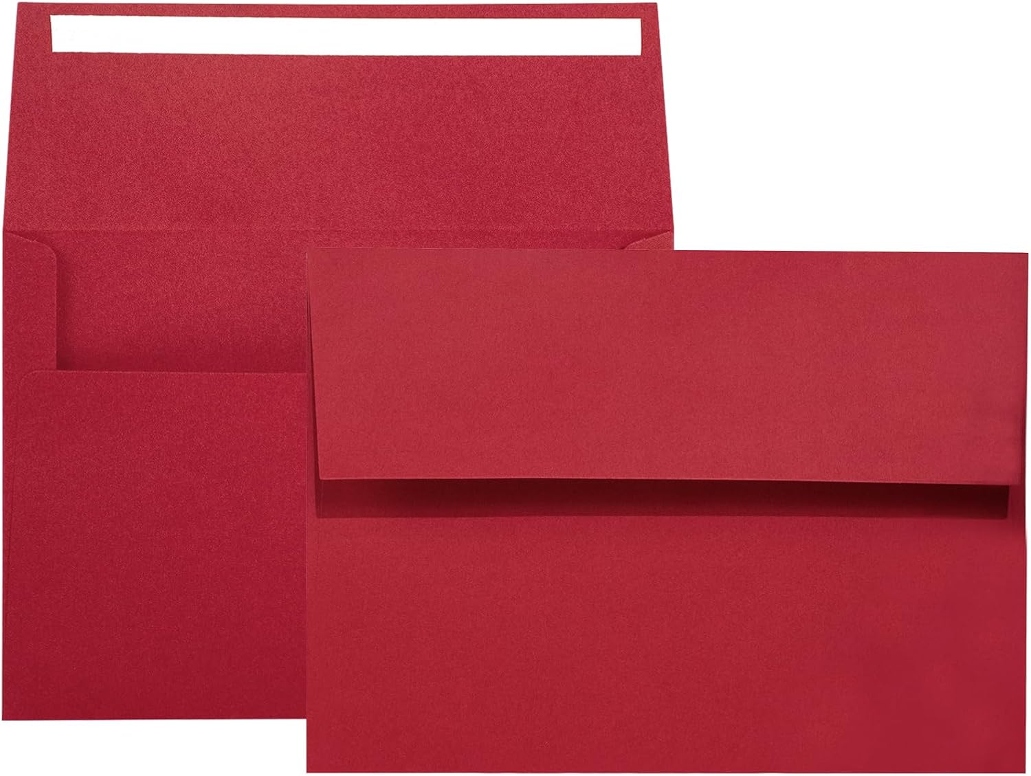 A7 Printable Red Envelopes 5X7 50 Pack Quick Self Seal