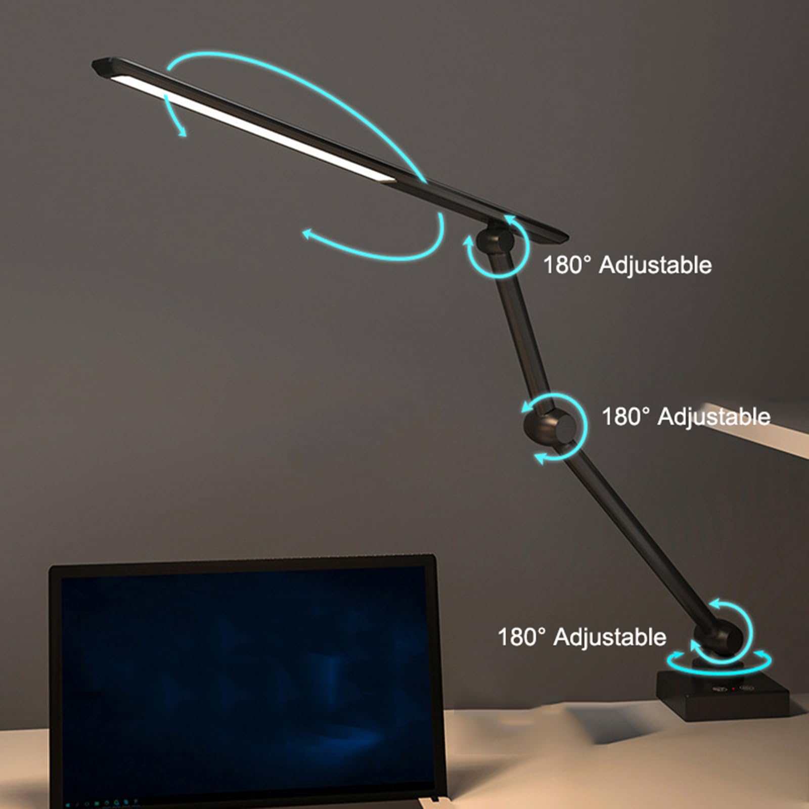 XANAYXWJ Lámparas de escritorio para grifo de cocina, lámpara de mesa con clip de luz nocturna LED, sala de estar, estudio, dormitorio, lámpara de noche, lámpara de mesa decorativa interior (tamaño en